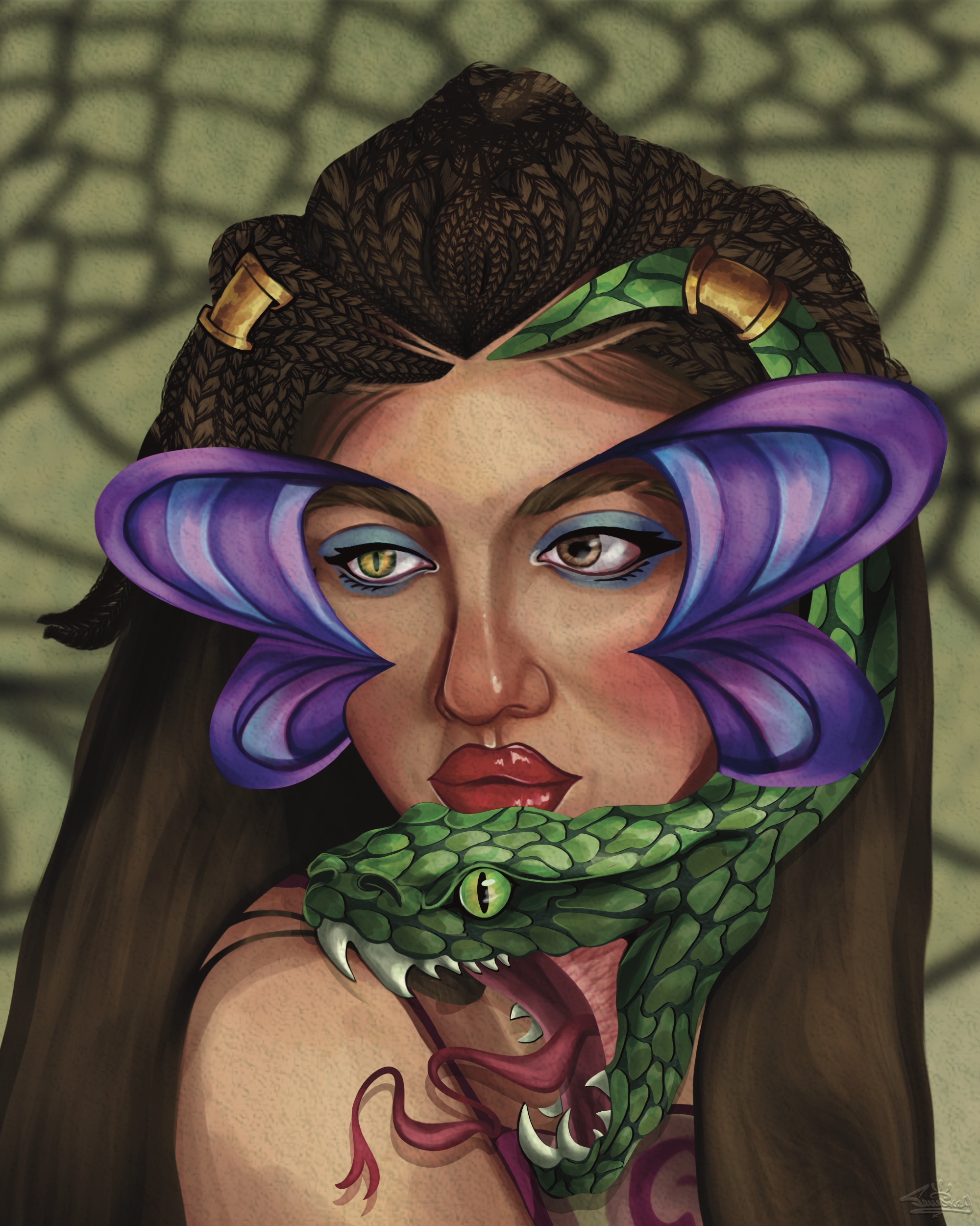 Violet Serpent Muse