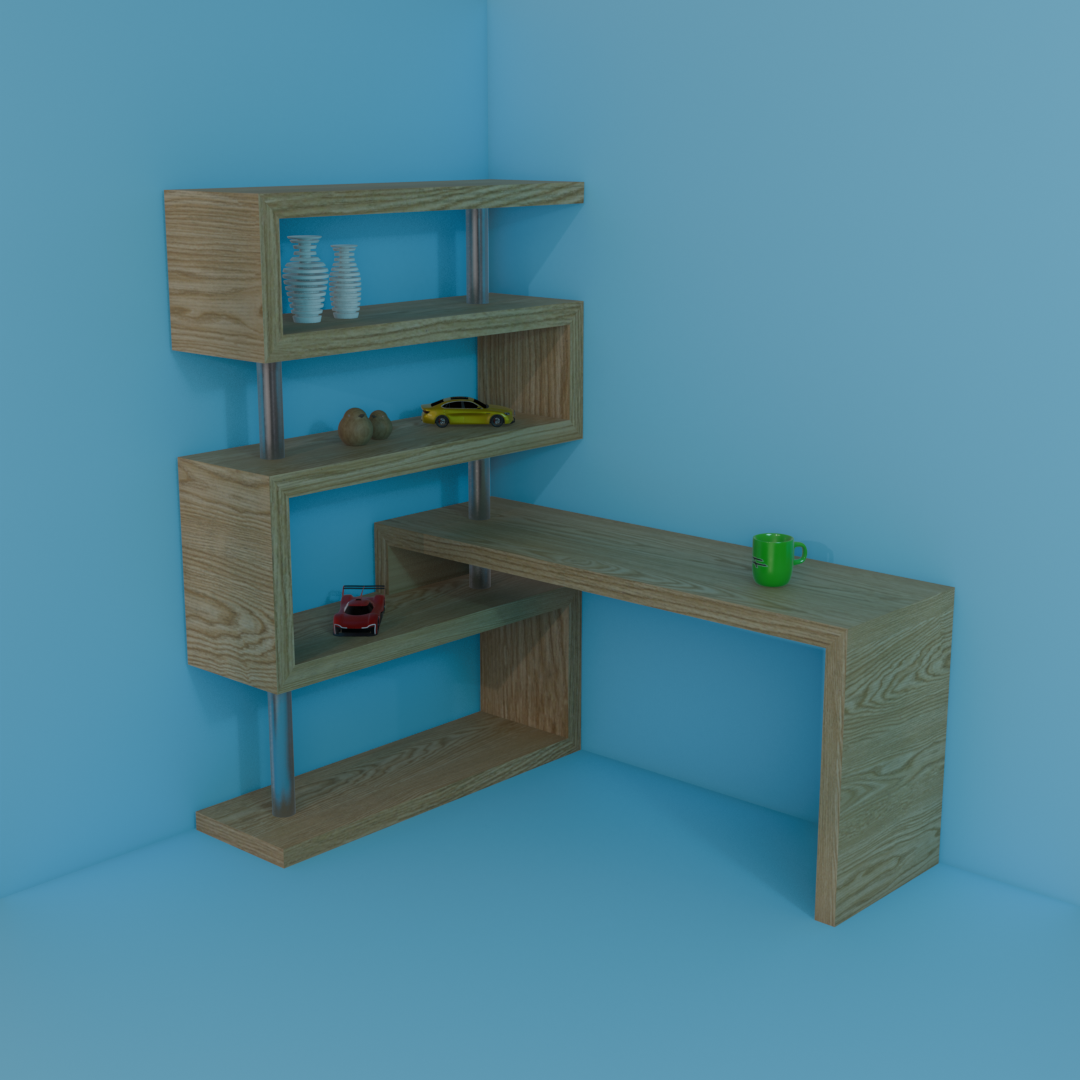 Sky Blue Studio Shelf
